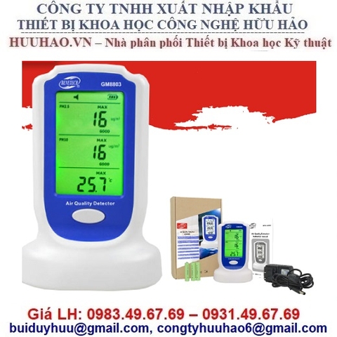 Máy theo dõi chất lượng bụi không khí Benetech GM8803