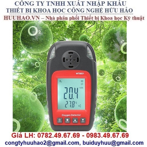 Máy đo nồng độ khí Oxy trong không khí WT8821