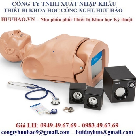 MÔ HÌNH THỰC HÀNH NGHE TIM PHỔI NGƯỜI LỚN SB51791 NASCO