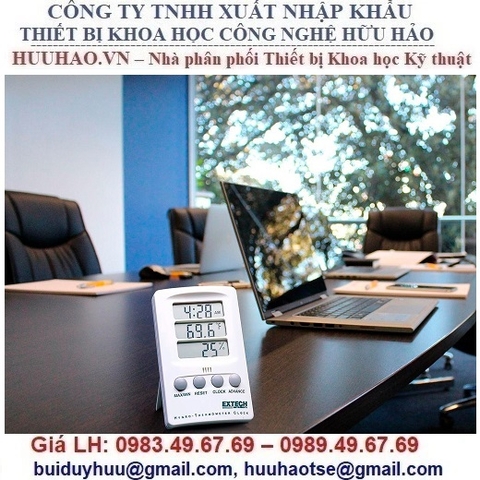 ĐỒNG HỒ ĐO NHIỆT ĐỘ VÀ ĐỘ ẨM EXTECH 445702
