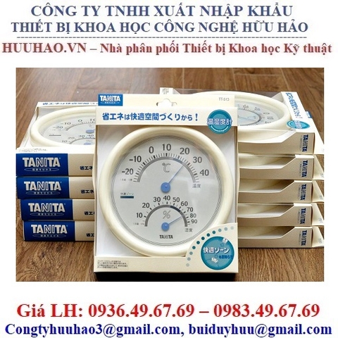 ĐỒNG HỒ ĐO NHIỆT ĐỘ ĐỘ ẨM TANITA TT-513