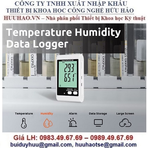 NHIỆT ẨM KẾ TỰ GHI DWL-20 THEO TT BYT