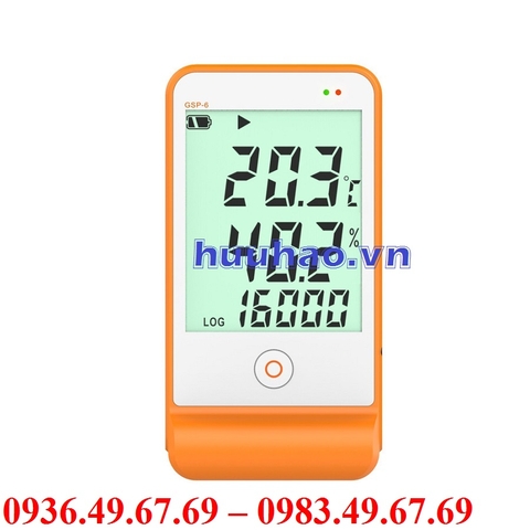Nhiệt ẩm kế tự ghi Elitech GSP-6 (Ghi 16000 lần ~ 2 năm)