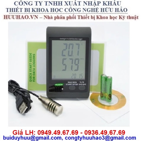 Nhiệt Ẩm Kế Tự Ghi GSM-20E Đã Hiệu Chuẩn Theo TT02/ BYT