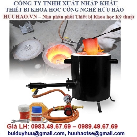 LÒ NUNG NẤU CHẢY KIM LOẠI BẰNG KHÍ GAS GMF1001