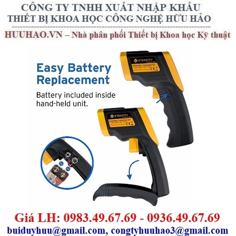 Súng Đo Nhiệt Độ Đến 750 Độ, 1 Tia Laser DT8750