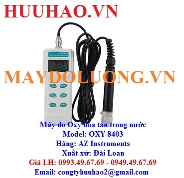 BẢNG GIÁ MÁY ĐO NỒNG ĐỘ OXY HÒA TAN TRONG NƯỚC OXY 8403