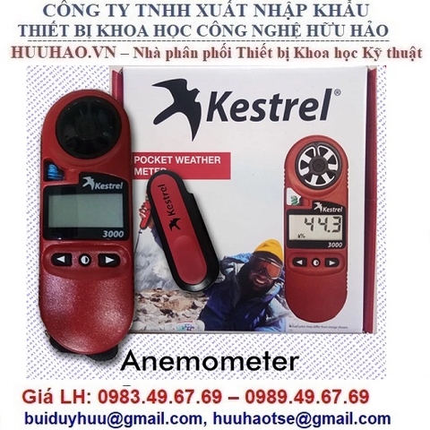 MÁY ĐO VI KHÍ HẬU CẦM TAY ĐA NĂNG KESTREL 3000