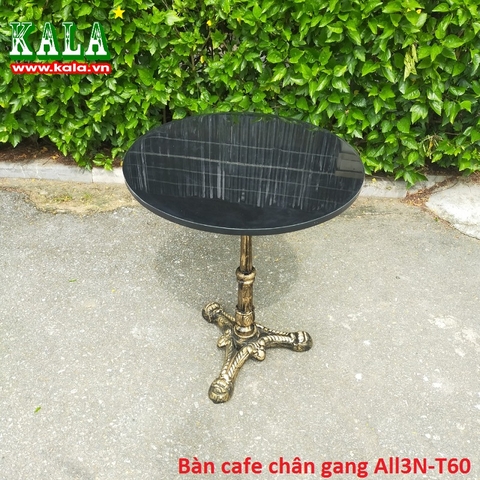 Bàn cafe chân gang ALL3N-T60