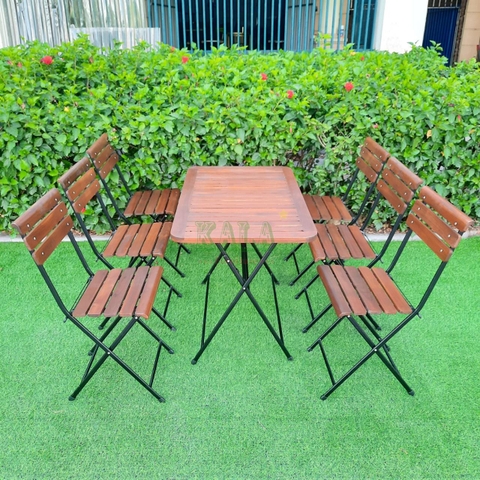 Bàn ghế Fansipan Patio 600x1000mm