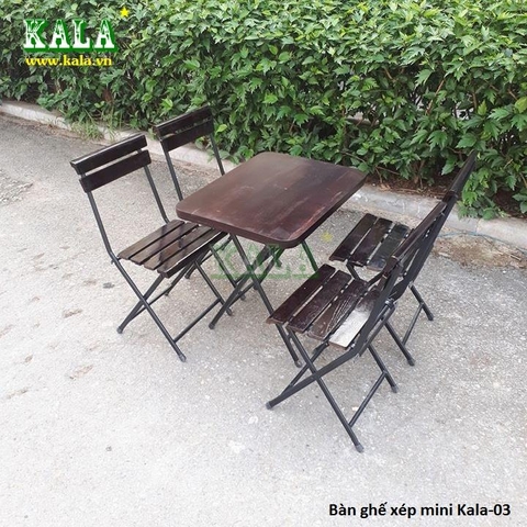 Bàn ghế xếp mini KALA-03