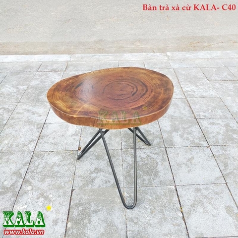 Bàn trà gỗ xà cừ KALA-C40