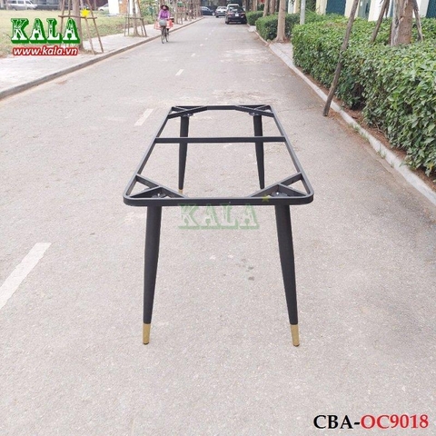 Chân bàn ống côn 900x1800mm CBA-OC9018