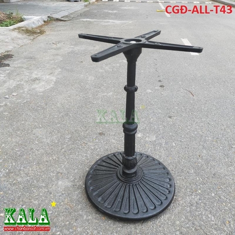 Chân bàn gang đúc mâm tròn 43cm CGĐ-ALL-T43