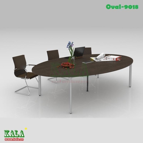 Chân bàn văn phòng oval 900x1800mm (Oval-9018)