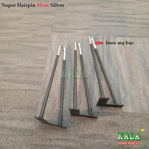 Chân bàn Super Hairpin 45 Silver