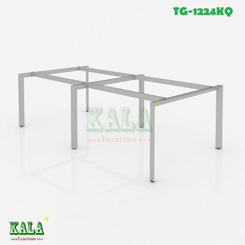 Chân bàn văn phòng tam giác không quỳ 1200x2400mm (TG-1224KQ)