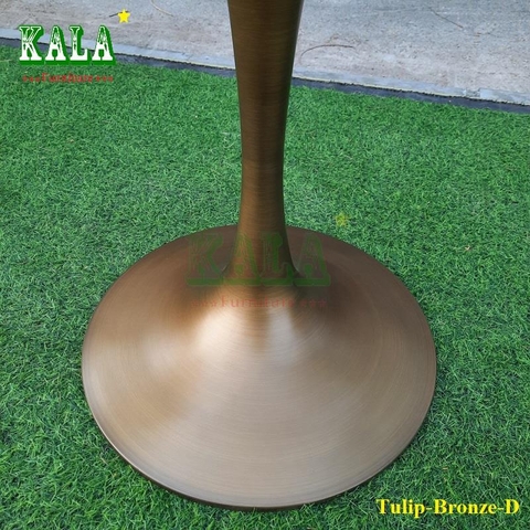 Chân bàn tulip đúc màu đồng Tulip-Bronze-D