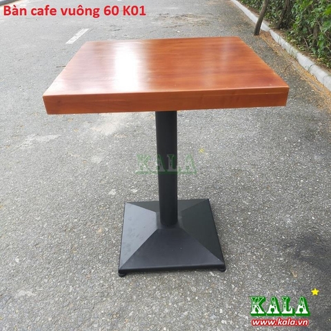 Bàn cafe vuông 60cm K01