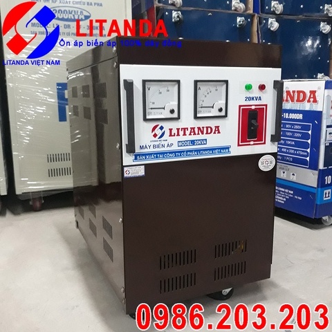 Biến áp 110V ra 220V 20KVA 20KW