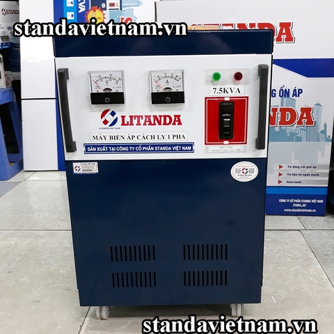 Biến Áp Cách Ly 7,5KVA Litanda NEW 2020 Chính Hãng Dây Đồng Giá Rẻ