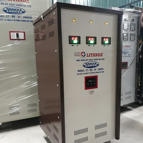 Bộ Đổi Nguồn 380V Sang 220V/ 200V 20KVA 20KW Litanda Dây Đồng Giá Rẻ