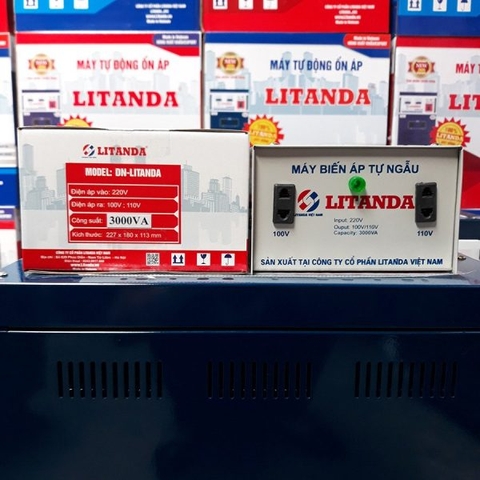 Bộ Đổi Nguồn Litanda 110V Sang 220V 3800W Dây Đồng Mới 100%