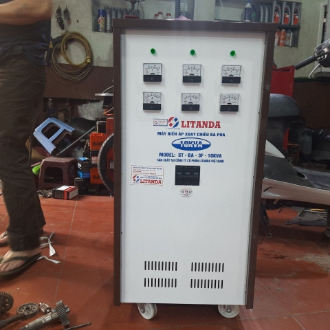 AVR 10KW/ Biến Áp Litanda 10KVA 3 Pha Thế Hệ Mới 2023