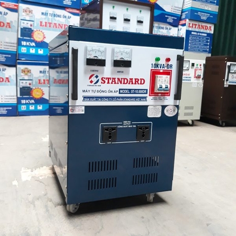 Giá Ổn Áp Standard 10KVA Dải 90V Chính Hãng Và Ưu Đãi 100% Dây Đồng