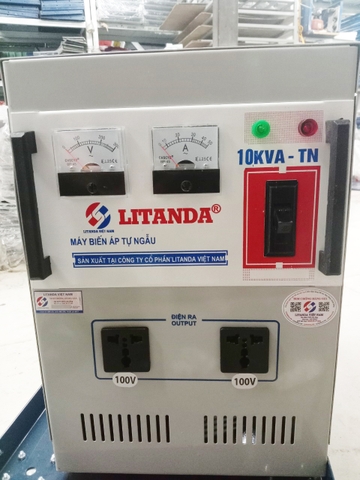 Litanda Auto Transformer 10KVA Single Phase 220 Out 110V-100V New Generation 2023