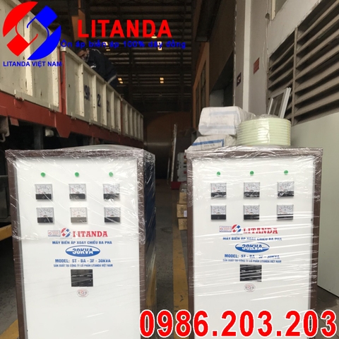 Máy biến Áp 30KVA 30KW Litanda 3 Pha 380V/ 220V Giao Cty Cơ Điện Bách Khoa