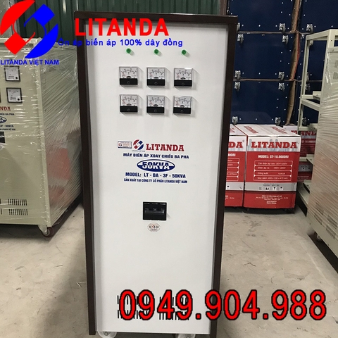 Máy Biến Áp 50KVA 3 Pha Litanda Cho Điện Mặt Trời Giá Bao Nhiêu Tiền