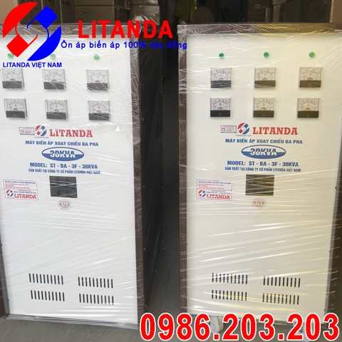 Máy Biến Áp Litanda 30KVA 3 Pha 380V/ 220V Đến Công Ty Bettery Tại Hà Nam