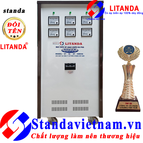 Máy Biến Áp Litanda 30KVA 3 Pha 30KW Dây Đồng 100% Chinh Hãng Giá Tốt