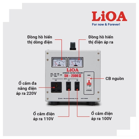 Ổn Áp 2KW Litanda 2KVA Lioa SH-2000II DRI-2000II DRII-2000II Giá Tốt