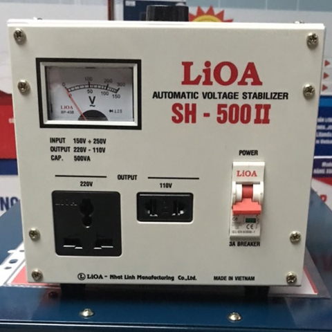 Ổn Áp Lioa 500VA 500W 0.5KVA Nhỏ Nhất Dùng Cho Máy Tính