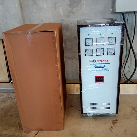 AVR 30KVA. Ổn Áp Litana Lioa 30KVA 3 Pha Chuẩn Đủ Mọi Công Suất