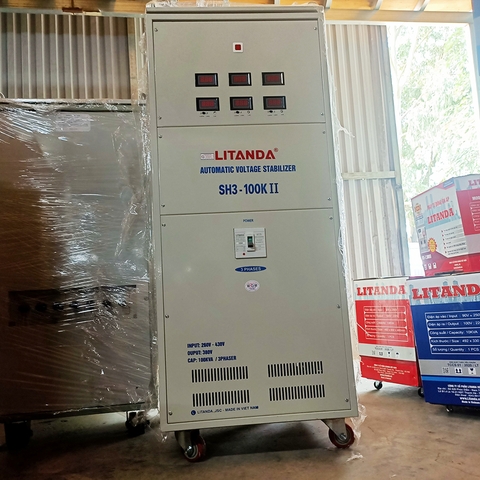 Ổn Áp Litanda 100KVA 3 Pha SH3-100K II Chính Hãng Số 1 Việt Nam