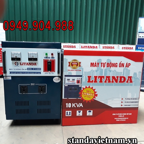 Ổn Áp Litanda 10KVA 2 Pha Lửa NEW 2020 Chuyên Dụng Cho Điện Quá Yếu!