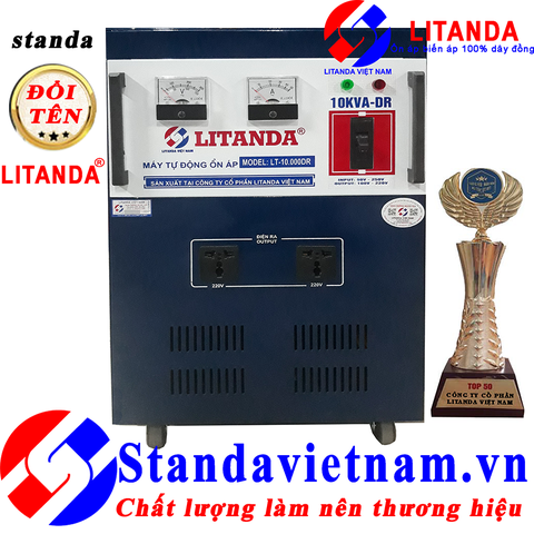 Ổn áp Litanda 10kva dải 90v Model 10KVA-DR Cam Kết Dây Đồng Chính Hãng