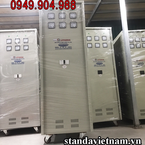 Ổn Áp Litanda 150KVA 3 Pha NEW 2020 Dây Đồng Chính Hãng Giá Tốt Nhất