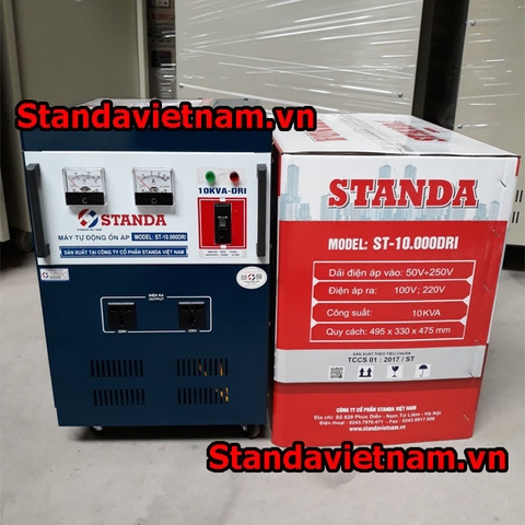 ỔN ÁP STANDA 10KVA DRI ĐỜI MỚI 2020, CẬP NHẬT HÀNG CHÍNH HÃNG