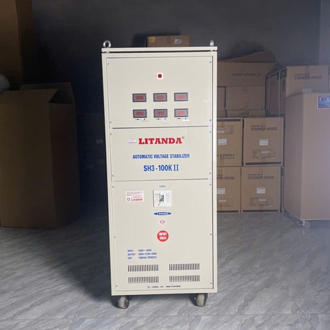 Ổn Áp Standa 120KVA 3 Pha Dải 260V–430V Chính Hãng