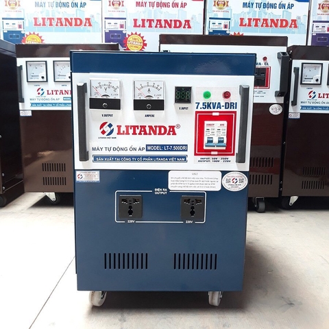 Ổn Áp Standard(Litanda) 7.5KVA Dải 50V Chính Hãng Dây Đồng