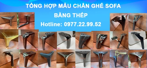 Bộ sưu tập các mẫu chân ghế sofa sắt hiện đại trẻ trung