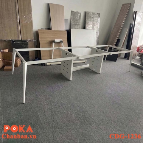 Chân bàn Ống Côn đa giác có vách điện 1200x3600mm CDG-1236-BOX