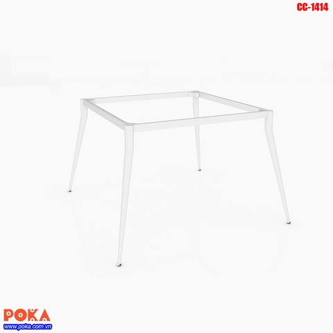 Chân bàn ống côn 1 tầng 1400x1400mm CC-1414