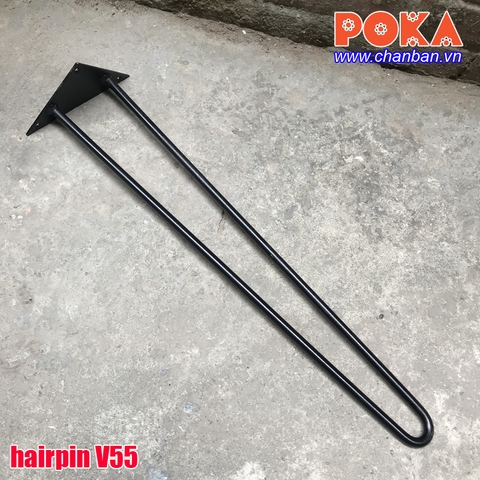 Chân bàn sắt hairpin V55