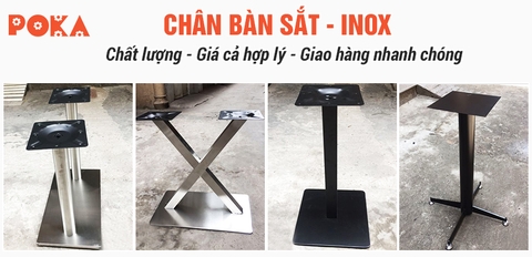 Chân bàn inox