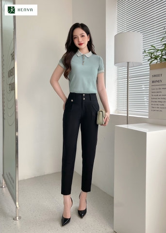 Quần baggy 2 cúc đai to gắn phụ kiện